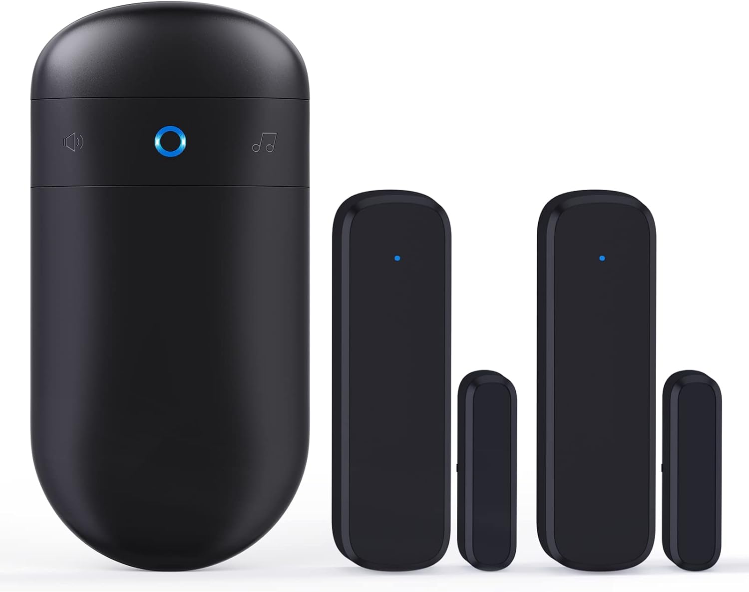 SECRUI Door Chime, Door Sensor Chime for Door Opens – Door Ringer with 500ft Operating Range 58 Chime 110dB LED Indicators –Entry Alert Chime for Business/Home/Office (1 Receiver+2 Sensors)