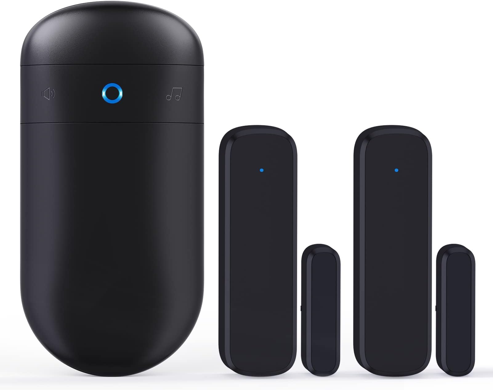 SECRUI Door Chime, Door Sensor Chime for Door Opens – Door Ringer with 500ft Operating Range 58 Chime 110dB LED Indicators –Entry Alert Chime for Business/Home/Office (1 Receiver+2 Sensors)