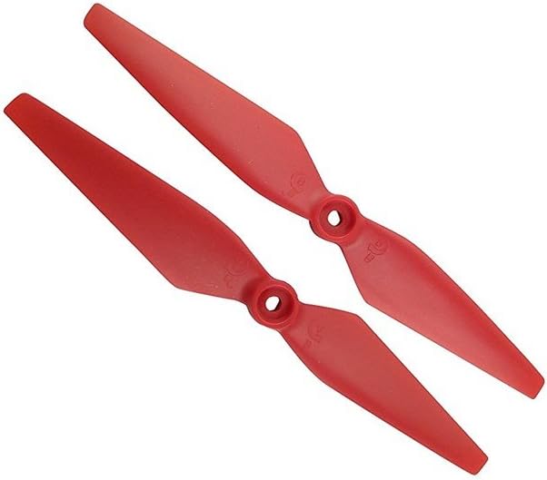 Fytoo 20PCS Drone Propeller for MJX B2 B2C B2W Bugs 2w Bugs 2 D80 F18 F200SE Quadcopter Aircraft Blade Spare Parts Aircraft Model Drone Propeller (Red)