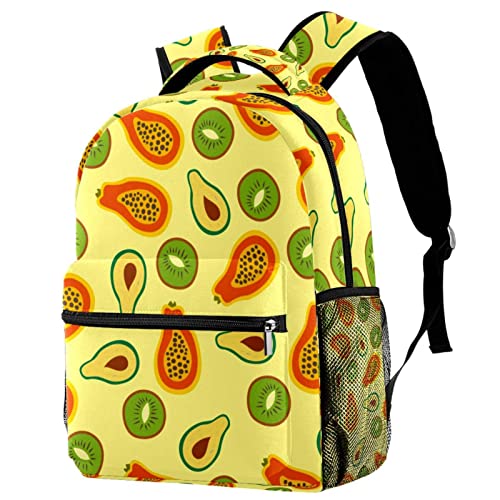 Sac à dos léopard sans couture Leisure Campus avec filet pour gourde
