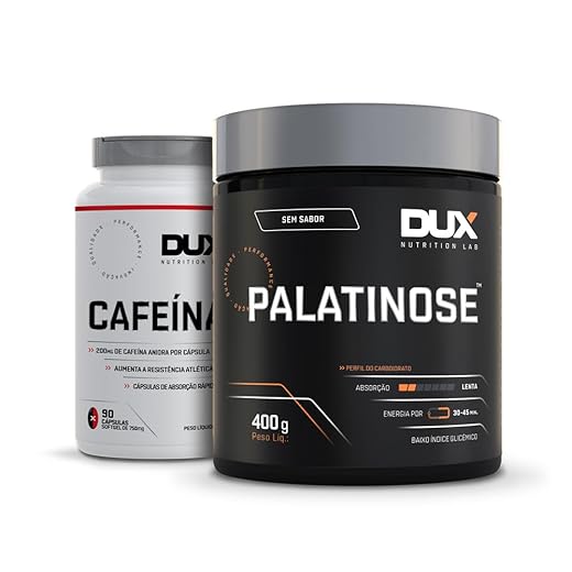 CAFEÍNA 90 CÁPSULAS + PALATINOSE 400g Cafeína + Palatinose