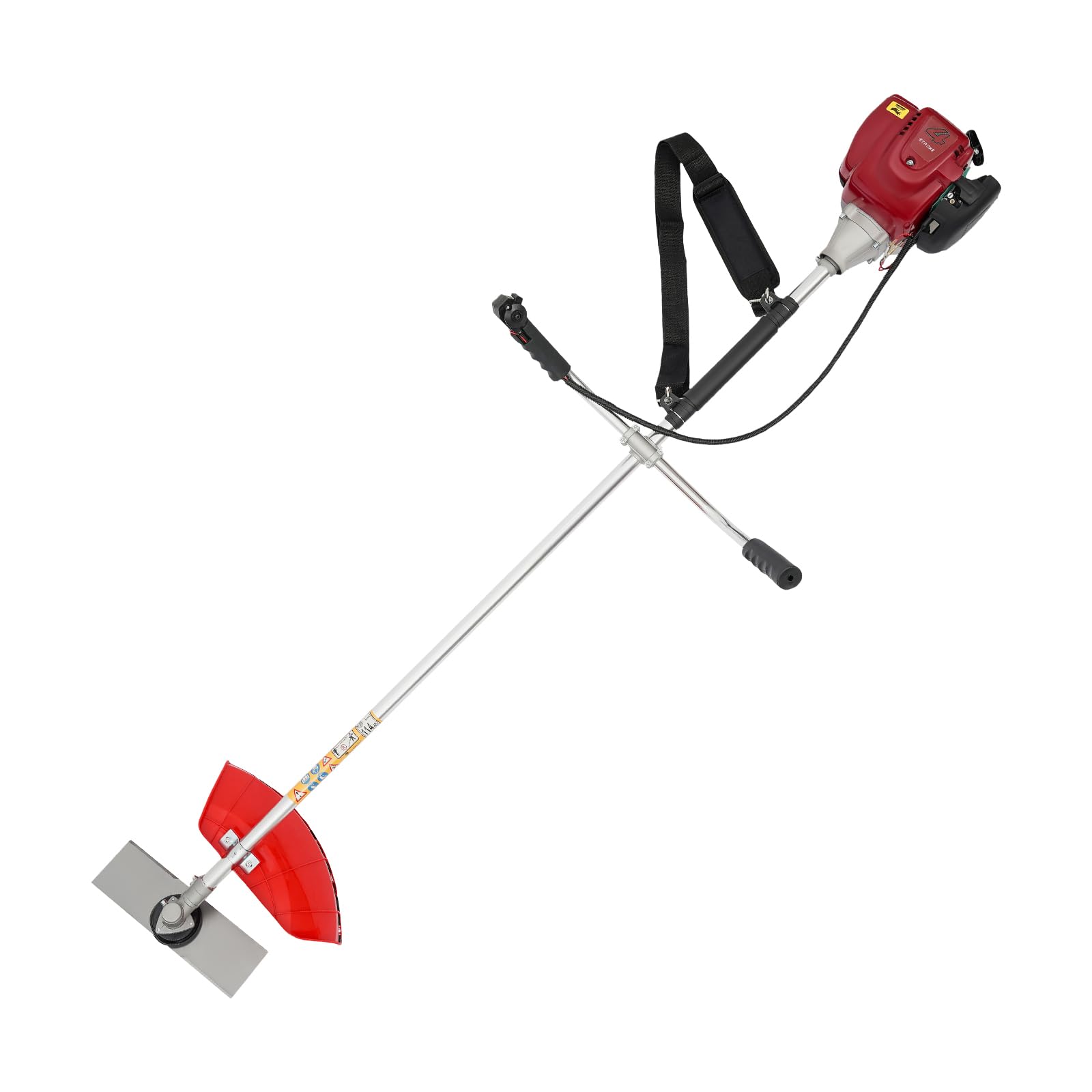 TBVECHI Weed Eater, 4-Stroke 2 in 1 Gas String Trimmer w/2 Types of Blades, 35.8CC Gas Powered Air Cooling Gasoline Engine Weed Eater Grass Wacker Weed for Lawn Care and Yard Work