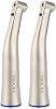 2pcs Low Speed Handpiece 1:1 Bend Handpiece Internal Water Injection Grinder Fiber Optic E Type Applicable Rod Φ0.09 inch 2.35 mm