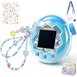 【2026 New Upgrade】For Tamagotchi Paradise(たまごっちパラダイス) 専用透明PCケース【Srelirly】通信に対応 保護カバー ビーズストラップ&メッセージカード付き 耐衝撃 落下防止 全面保護ケース 紛失防止ストラップ付き (透明Crystallineケース)