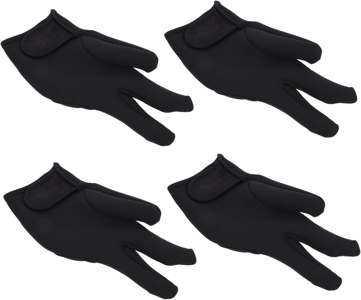 MERRYHAPY 4pcs Heatproof Gloves Mittens Insulated Gloves for Hair Styling Satin Finger Covers Heat Resistant for Men Women