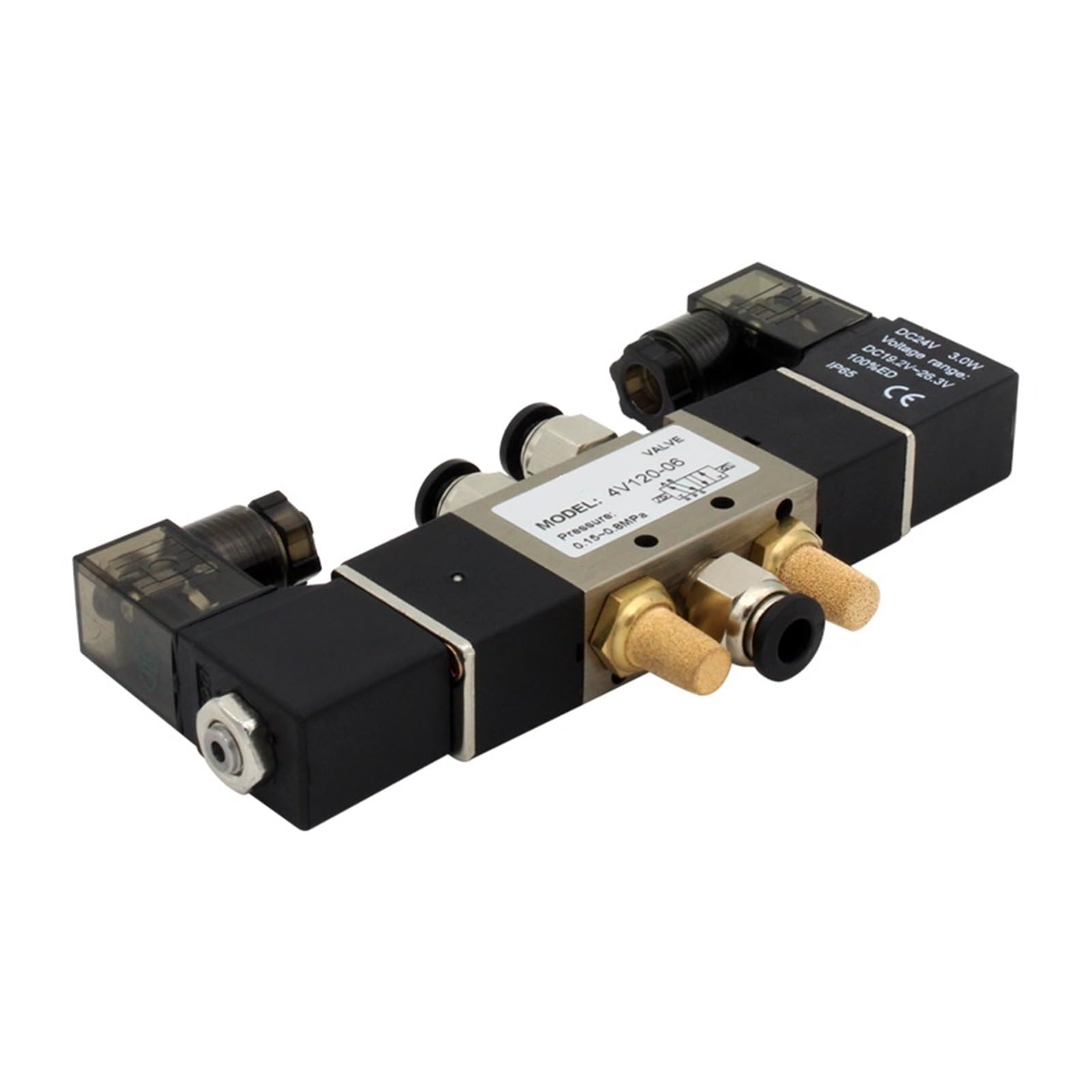Silencieux d'échappement pneumatique Silencieux d'échappement pneumatique en laiton BSL M5, 1/8 ", 1/4", 3/8 ", 1/2", 10 pièces/lot(BSL04)