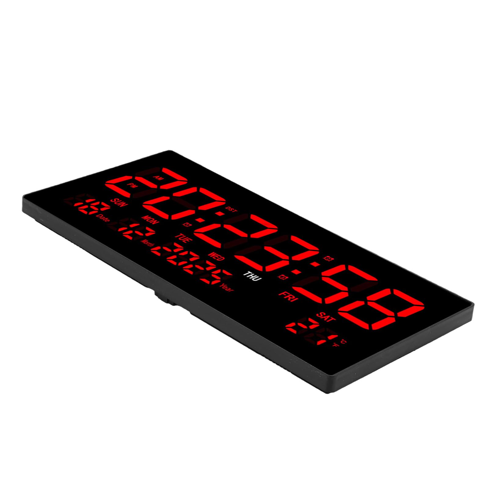 Orologio da Parete Digitale con Calendario Perpetuo con Versatili Opzioni di Posizionamento per lo Studio e la Scuola, Materiale ABS