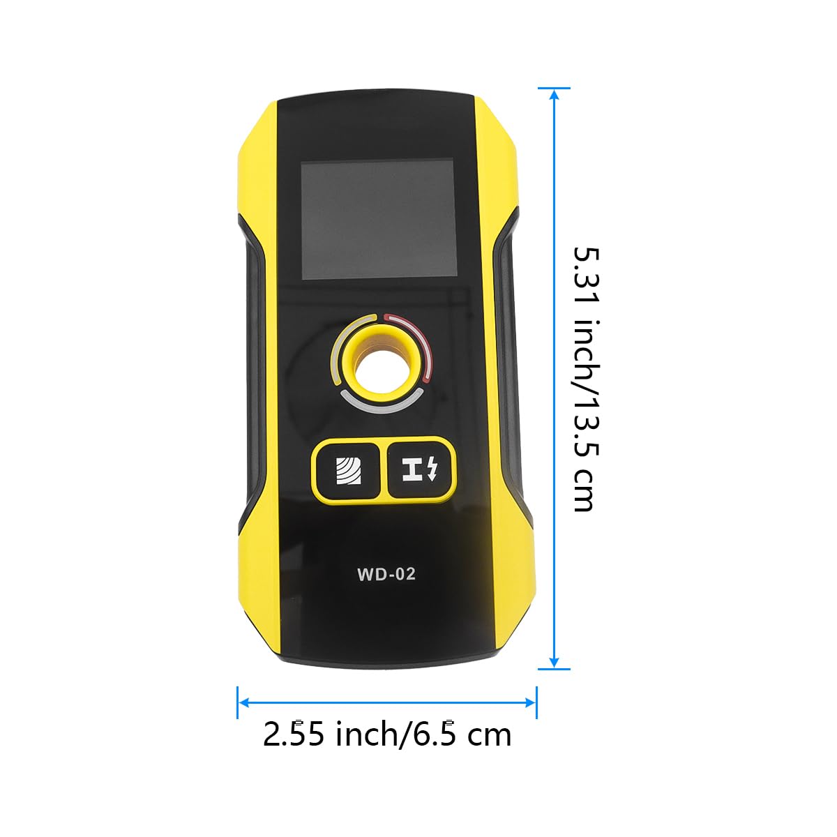 Ticha Detector de pared multifuncional WD-02, detector de refuerzo de metal para cables de CA, cables y madera.