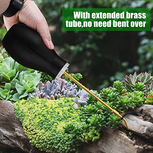 Bulb Duster Sprayer Insect Buster – Handheld, 7" Extendable Applicator Dispenser For Diatomaceous Earth & Other Home Powder Applications – Non-Toxic Assemble Garden Farm #TOP2