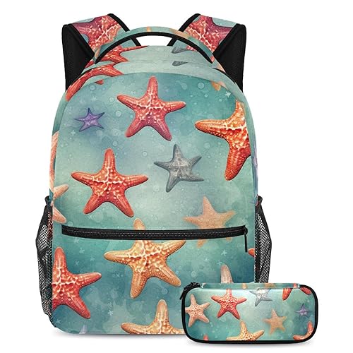 Sac à dos étoile de mer ensemble de cartables cadeau de rentrée ado et enfant