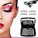 Produktbild 2020 UPGRADE3D Magnetische Wimpern,Hibeauty Künstliche Wimpern Set,Natural Look Falsche Wimpern mit 4 Magneten,Dual Magneten Magnetic False Eyelashes+Edelstahl Pinzette,Wiederverwendbar