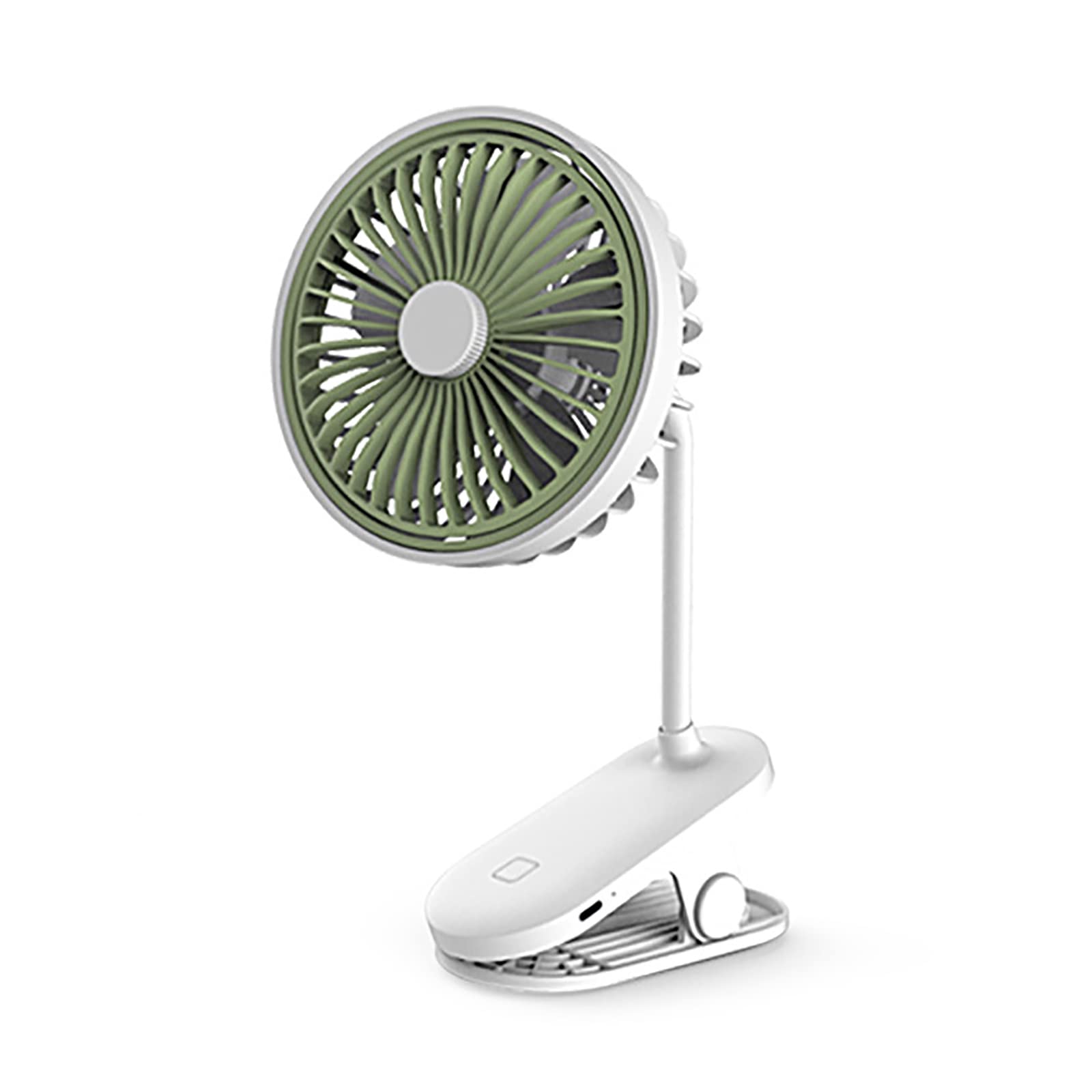 Ventilateur de bureau silencieux 4 lames avec pince robuste pour l'extérieur