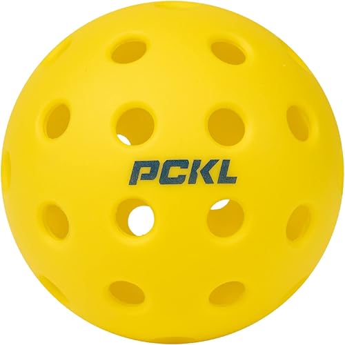 Miniatura 4 de PCKL Pelotas de pickleball de velocidad óptica | Elige interior o exterior | Aprobado por USAPA | Paquete de 4 unidades resistentes a las grietas