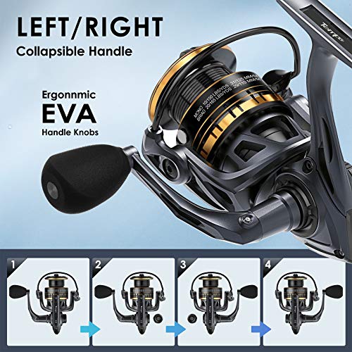 Image of Spinning Reel Tempo Sphera Plus , High-tech Innovative Fishing Reel, Lightweight, Durable & Sturdy, Incredibly Smooth, Powerful, Ultralight Spinning Reels