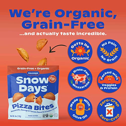 Snow Days Grain Free And Organic Sausage Pizza Bites, 6 Oz #TOP3