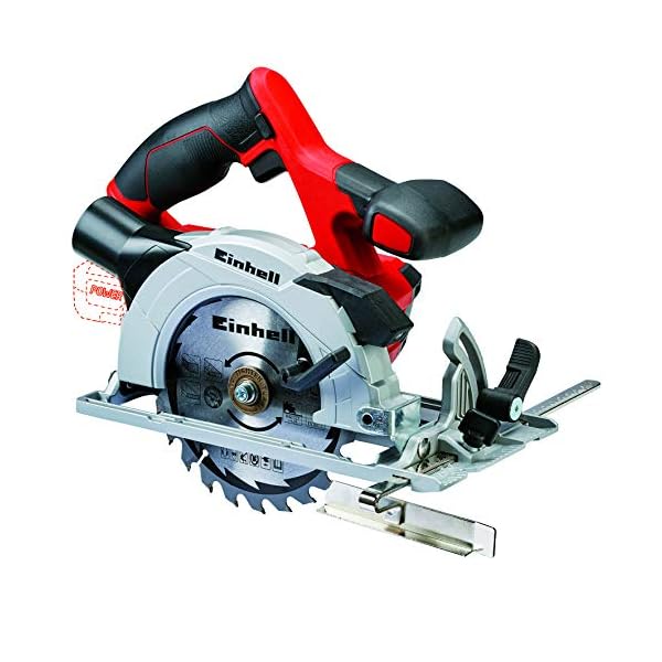 Einhell Akku Handkreissäge TE-CS 18/165 Li-Solo Power X-Change (Li-Ion, max. Schnitttiefe 54mm, werkzeuglose Einstellung…