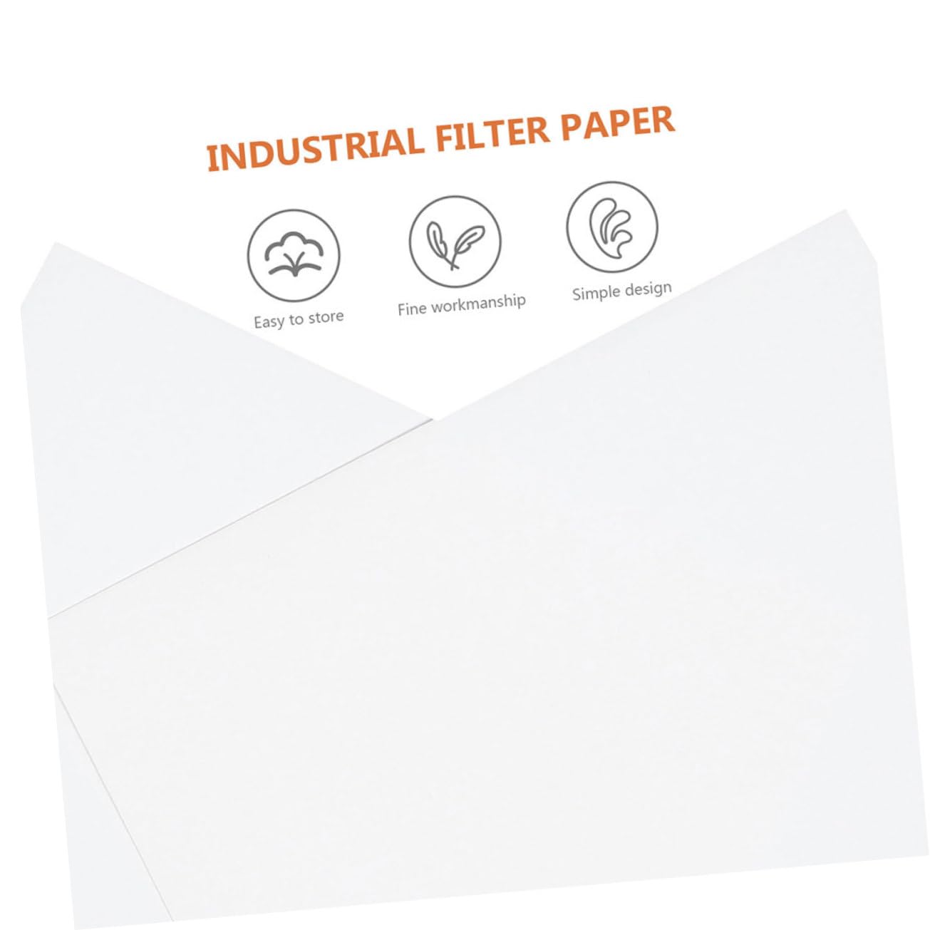 BESTYASH Qualitatives Filterpapier 60 Blatt Weißes Laborfilterpapier aus Saugfähigem Papier mit Mittlerer Flussgeschwindigkeit für Präzise Laborexperimente und Filterwechsel