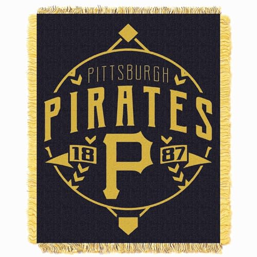 Northwest MLB Ace Woven Jacquard Throw Blanket (Pittsburgh Pirates)