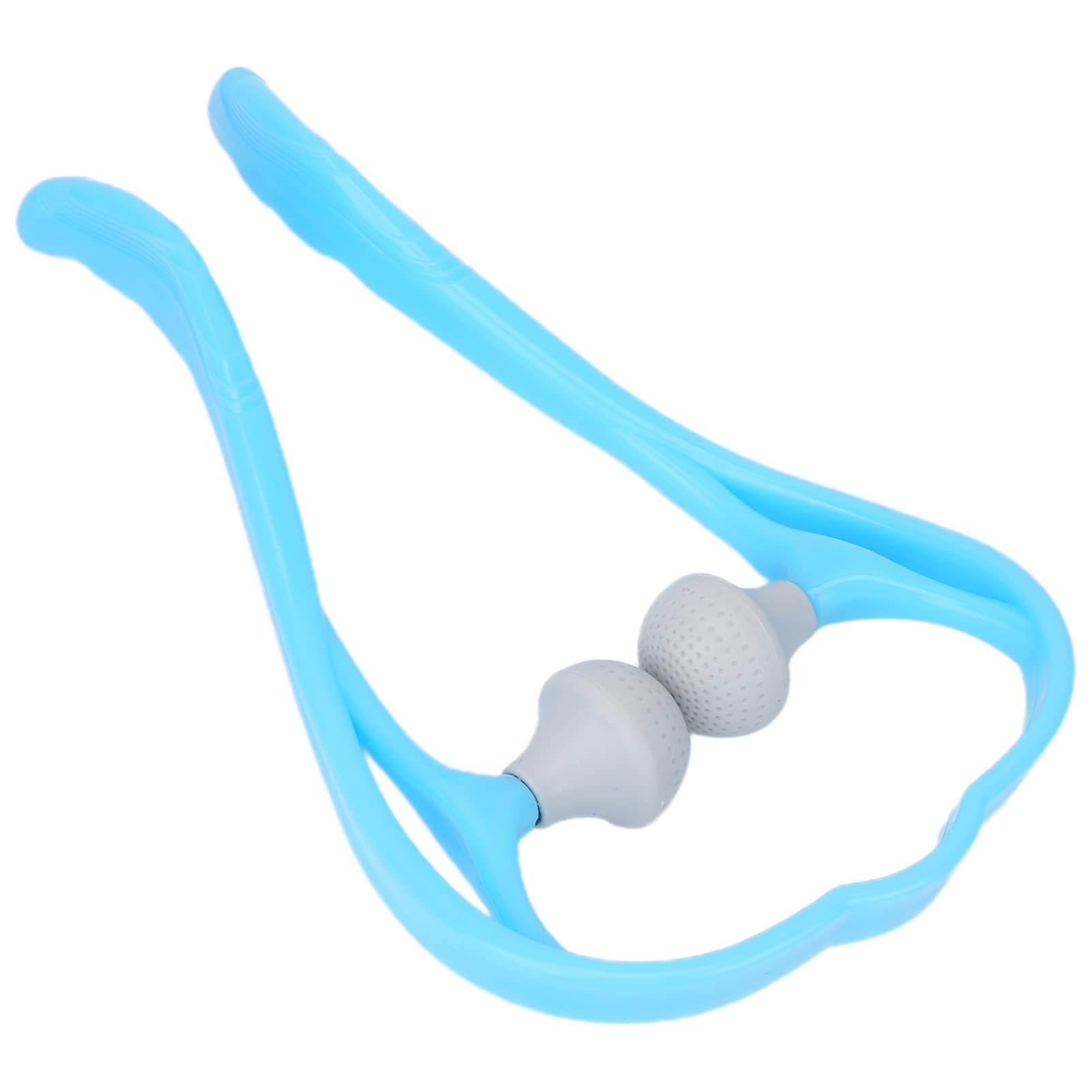 Nackenmassagegerät Zur Linderung von Nackenschmerzen und Verspannungen mit Ergonomischem Design für Büroangestellte und Studenten, 18 X 34 X 2 Cm (Blau)