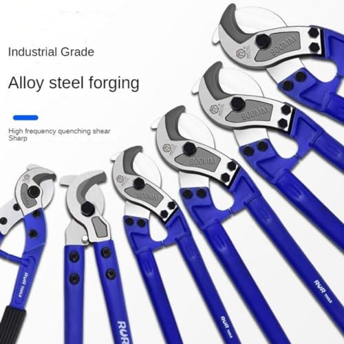 2Pcs Heavy Duty Cable Cutters Set - 10&14-inch,for Copper and Aluminum Cable Cutter, Includes 2 Pcs,Stainless Steel Wire Rope Cutter