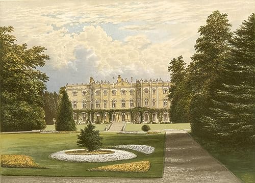 Tableau Manoir Hughenden Alexander Lydon impression d'art mural vintage 60x90cm