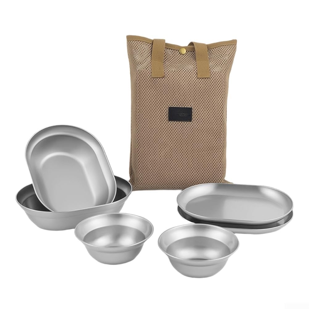 Set Posate per campeggio Acciaio 304 Leggero 10 Set Posate per(6P)