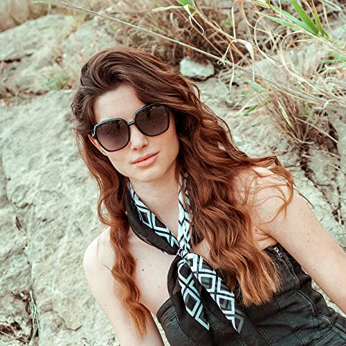 ZENOTTIC Polarized Sunglasses for Women Vintage Oversized Square Sun Glasses Ladies Shades UV400 Protection4