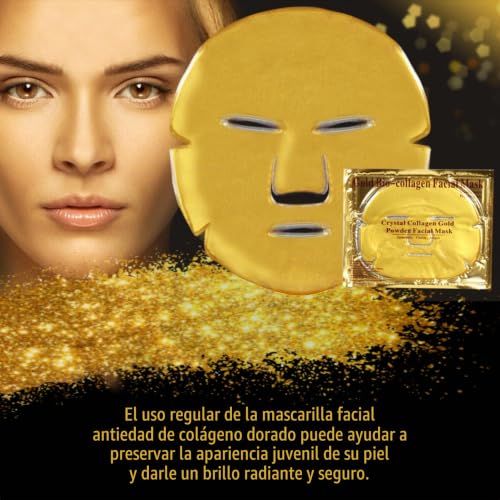Miniatura 5 de 6 Xgold Tratamiento Máscara Facial,Antiedad,Hidratante,Hidratante Máscara Facial