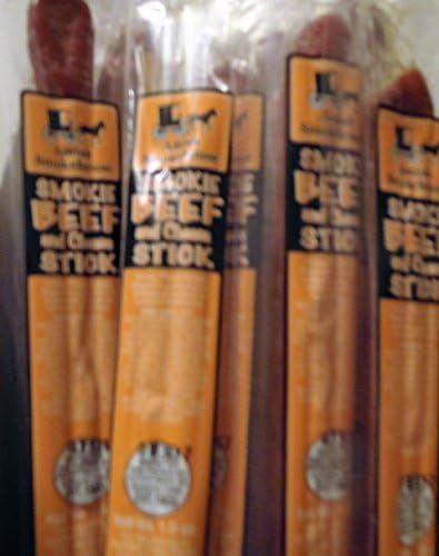 Premium Amish Beef Sticks - 21ct - Individually Wrapped (Beef & Cheese)