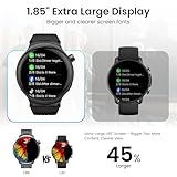 TICWRIS Smart Watch for Men,120 Days Extra-Long Battery,1.85" HD Ultra Large Round Screen,Rugged Military Bluetooth Call Answer/Dial Calls,AI Voice Assistant Compatible for Android&iOS - Image 4