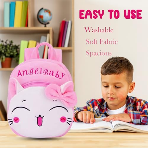 Image of ADISA Kids Backpack Toddler Bag Back Pack Plush Cartoon for Girls and Boys 1-5 Years