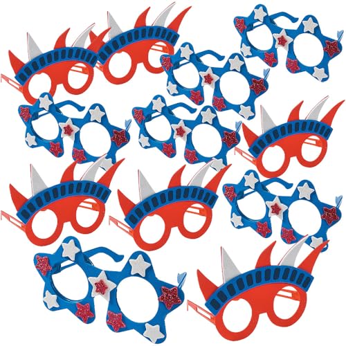 Gafas de espuma patrióticas y kits de manualidades infantiles para fiestas del 4 de julio