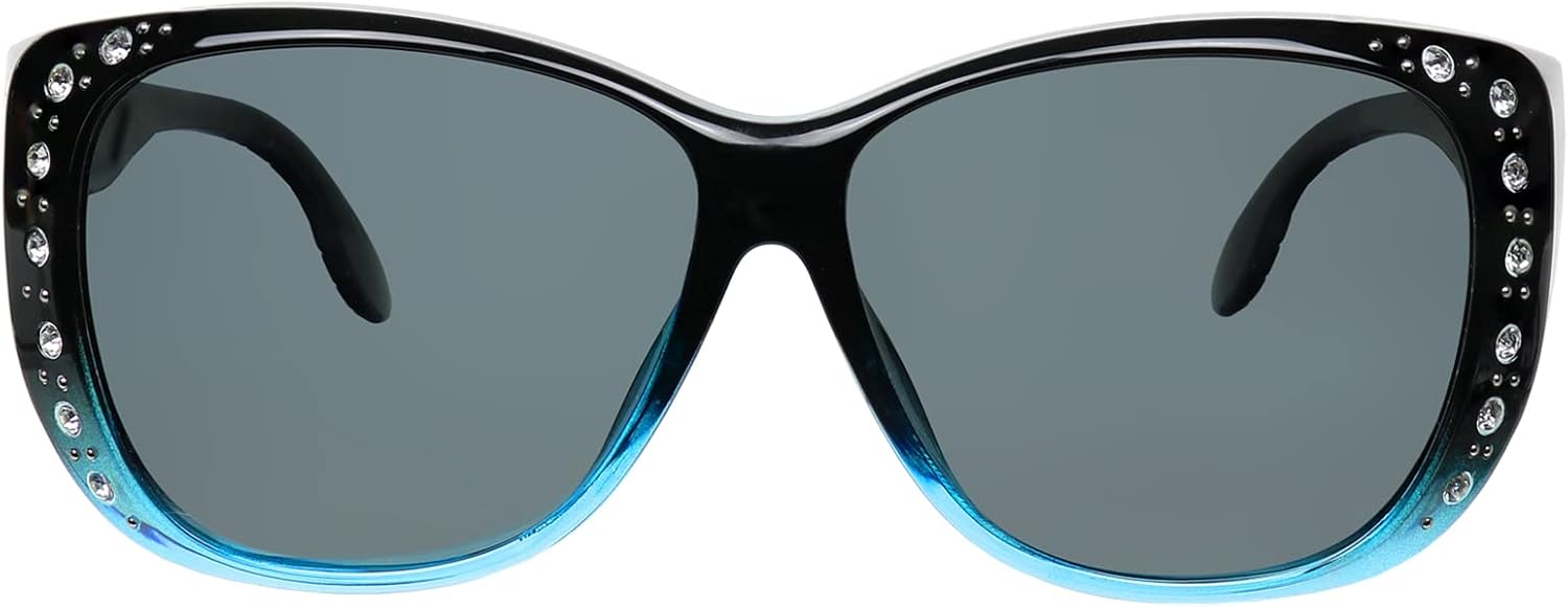 Sunglasses that Fit Over Glasses for Women UV Protection Polarized and HD Vision Fitover Eyeglasses - Image 3