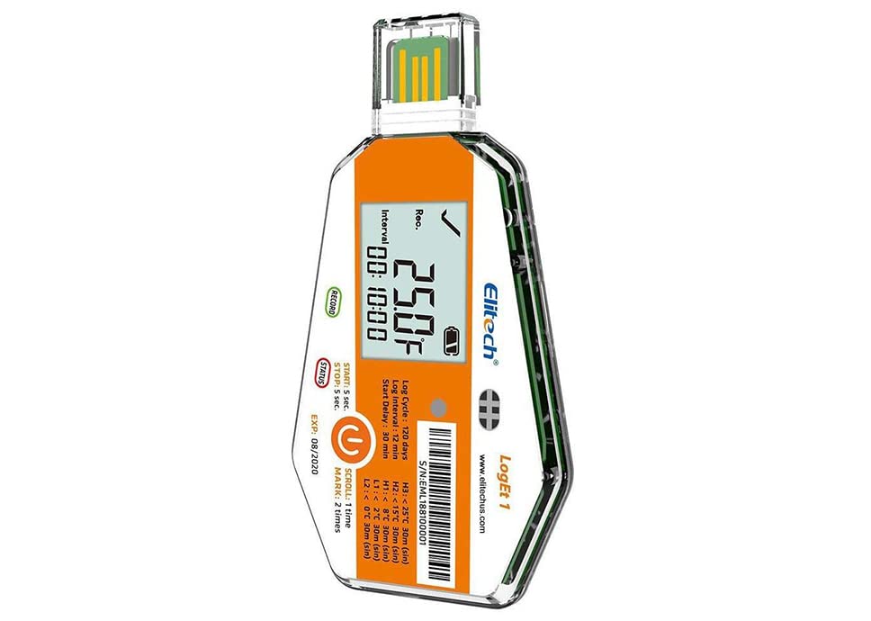 Temperature Data Logger/Thermal Mapping | Temperature Logger | Elitech LogEt1 | Temperature | Vaccine Box Data Logger | One Time Use Data Logger | Single-Use Data Logger | (Will Not Replace)-image-31