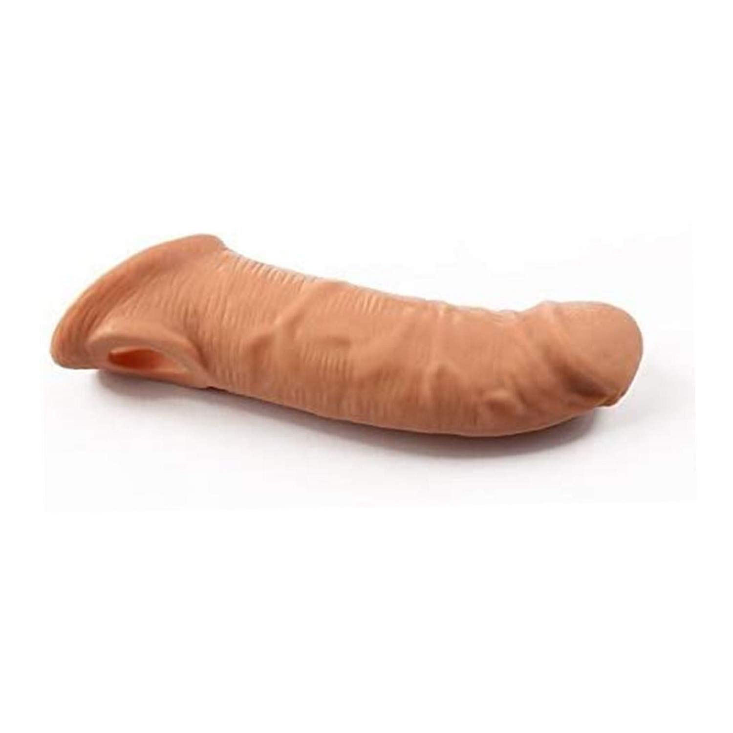 Condón macho roscado condón adulto cerradura fina anillo de cristal manga (7 pulgadas)