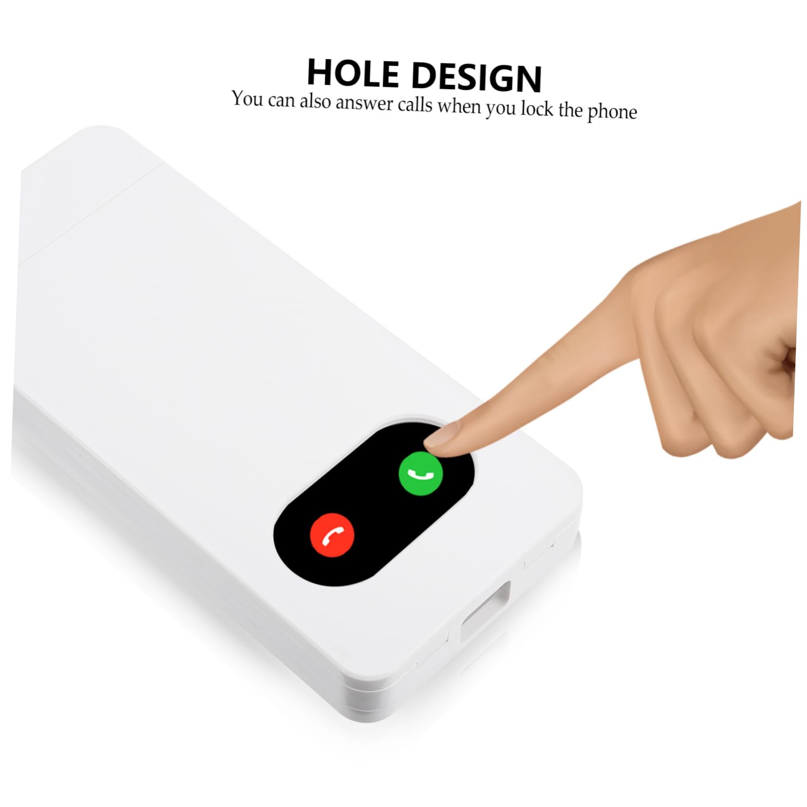 DOITOOL Caja de Seguridad para Teléfono Temporizador, Caja de Bloqueo de Plástico Blanco para Móvil, Adecuado para Niños y Autocontrol