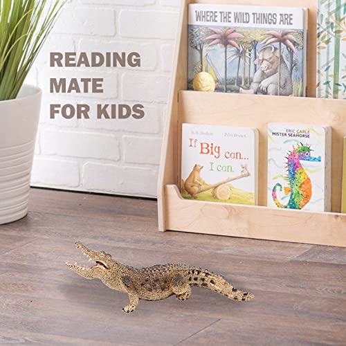 Gemini & Genius Crocodile Action Figures Wildlife World Safari Animals Figures Stocking Stuffers And Collectible Toys The Coolest Cake Toppers For Kids (Brown Crocodile) #TOP4