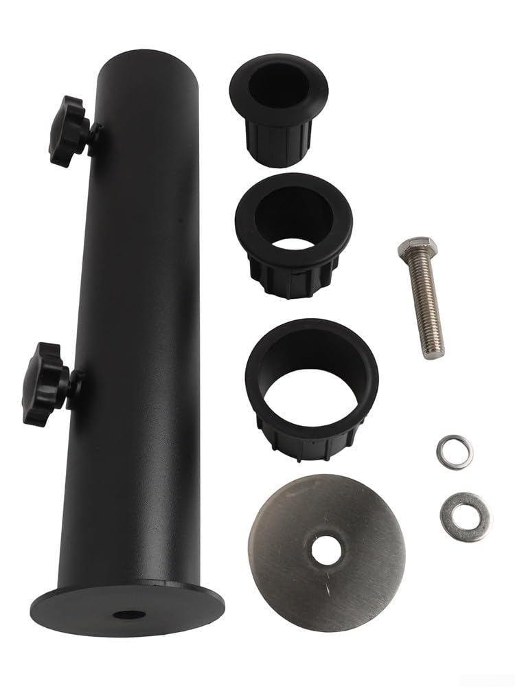Support de parasol en acier inoxydable pour plage et terrasse avec manchon