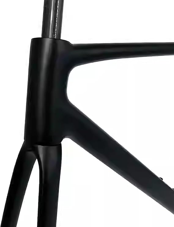 Carbon Fiber Road Bike Frameset Disc Brake, Carbon Gravel Bike Frameset, Lightweight Disc Brake Frame Set, Breaking Wind Racing Frame, 52/54/56/58CM Internal Routing(52cm)