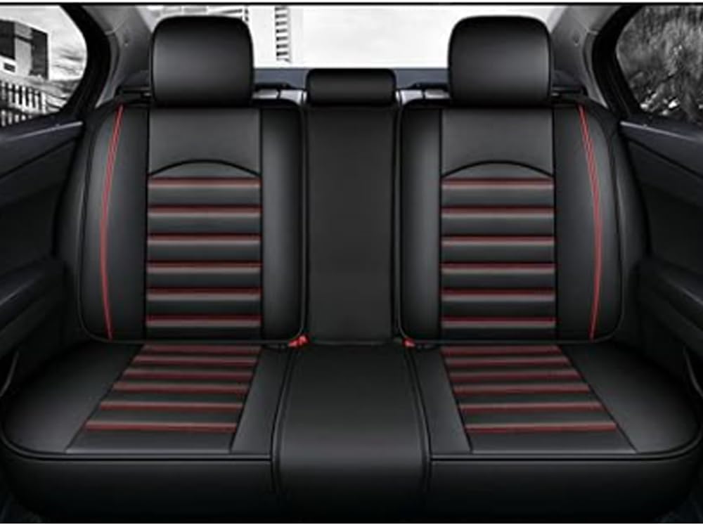 Coprisedili per Auto Adatti per MG Gs, HS, Zs, MG3, MG6, ZR, ZT, ZT-T - Materiali Comfort Premium, Ricambi Auto Generali, Nero Rosso