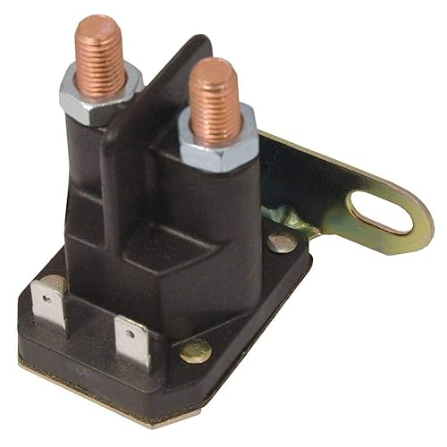Miniatura 2 de Stens 435 – 036 solenoide de arranque, sustituye a John Deere: Am130365, Am132990, Am133094, Am138497, de 4 polos, anilla de 5/16 de pulg. - 24