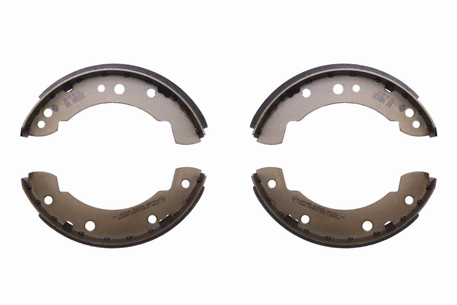 HELLA 8DB 355 000-541 Brake Shoe Set - H8000 - Brake System: Lockheed - for e.g. FORD / LDV