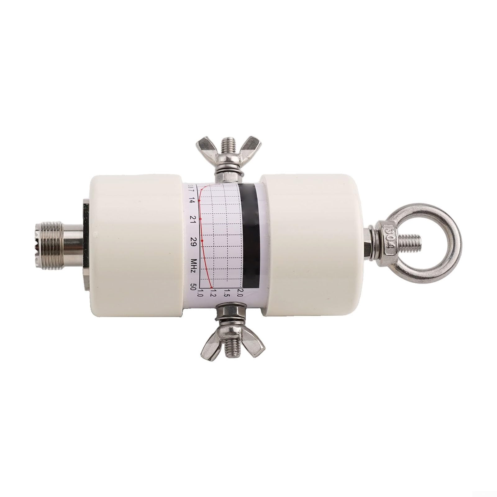 Balun de tension étanche 8 50 MHz 500 W, modèle 1 1 avec connecteur SO 239 pour une durabilité accrue