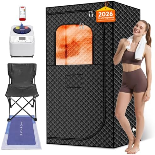 MIXC Portable Steam Sauna Box, Portable Sauna for Home, Person Sa...
