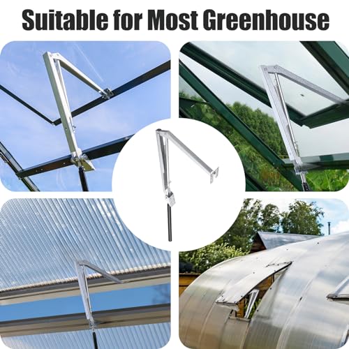 CHANGE MOORE Automatic Greenhouse Window Opener, Temperature-Sensitive Auto Vent Opener with Hydraulic Cylinder, Window Vent for Greenhouses, Sheds and Cold Frames, Supports Up to 20 lbs by CHANGE MOORE - Image 7