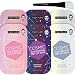 Freeman Cosmic Mask Variety Sachets (Pack of 6) + Bonus Brush Holographic Peel-Off Mask Hydrating