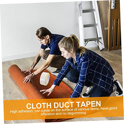 DOITOOL 1 Rolo De Fita Adesiva De Chão Para Cabos Elétricos Fita Dupla Face Transparente Fita Dupla