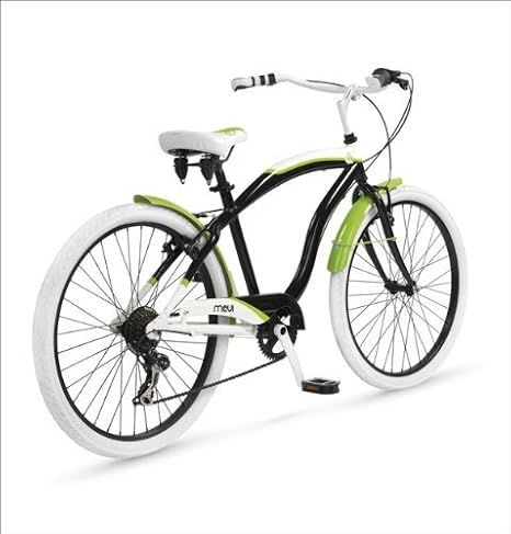 MBM MAUI CRUISER CUSTOM 26'' BICICLETTA BIKE 7S VERDE : Sport e tempo libero