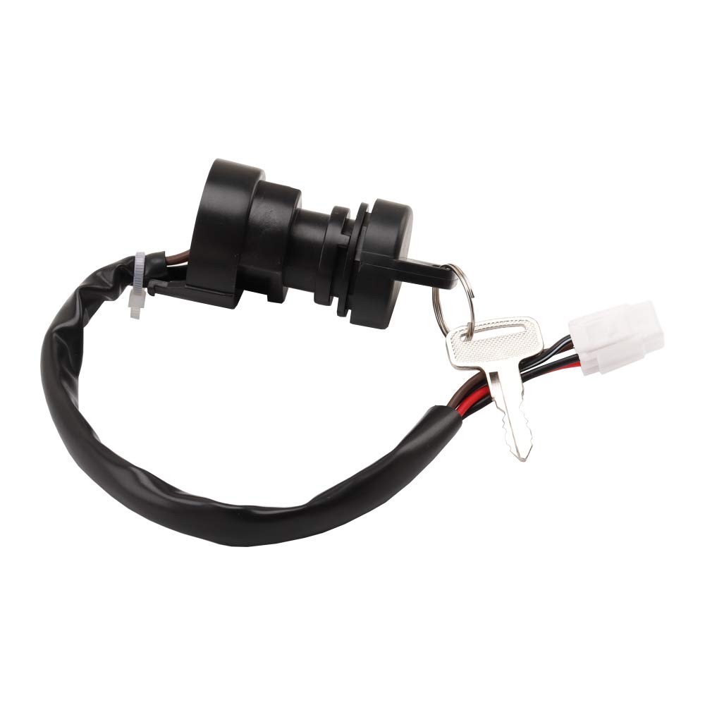 Ignition Key Switch Fits for Yamaha YFZ450 Grizzly 400 450 Kodiak 400 450 YFM400 YFM450 Wolverine 450 Repl.# 5ND-82510-00-00 5TG-82510-00-00