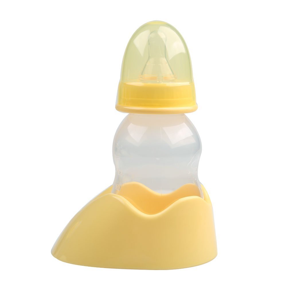 Arena del trébol Kinyo Silent Extractor de leche eléctrico de ordeño masaje amarillo transparente silicona eléctrico Milker yellow & transparent Talla:Single-Core